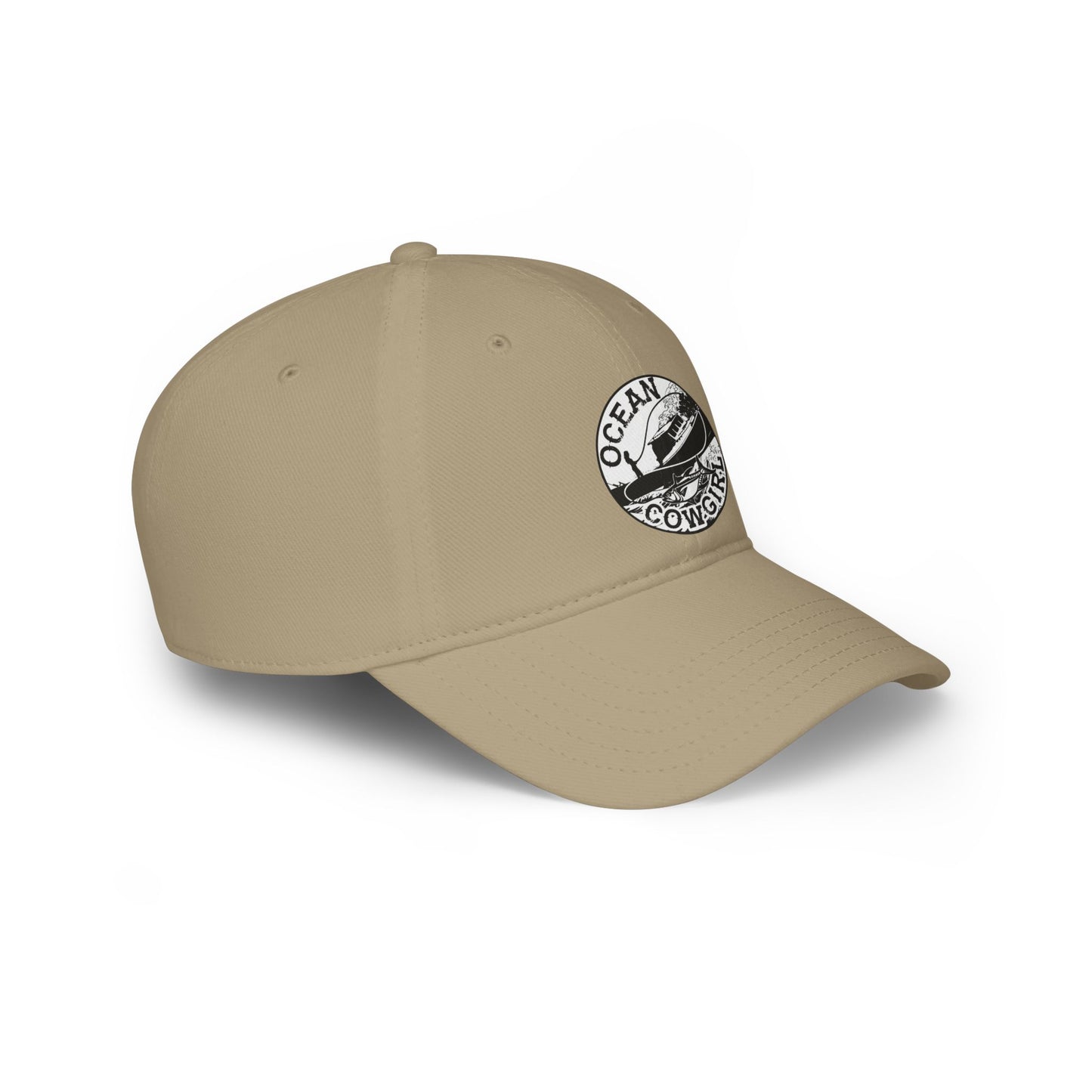 Ocean Cowgirl Low Profile Baseball Cap - Stylish Beach Hat, Outdoor Cap, Gift for Her, Summer Accessory, Coastal Vibes