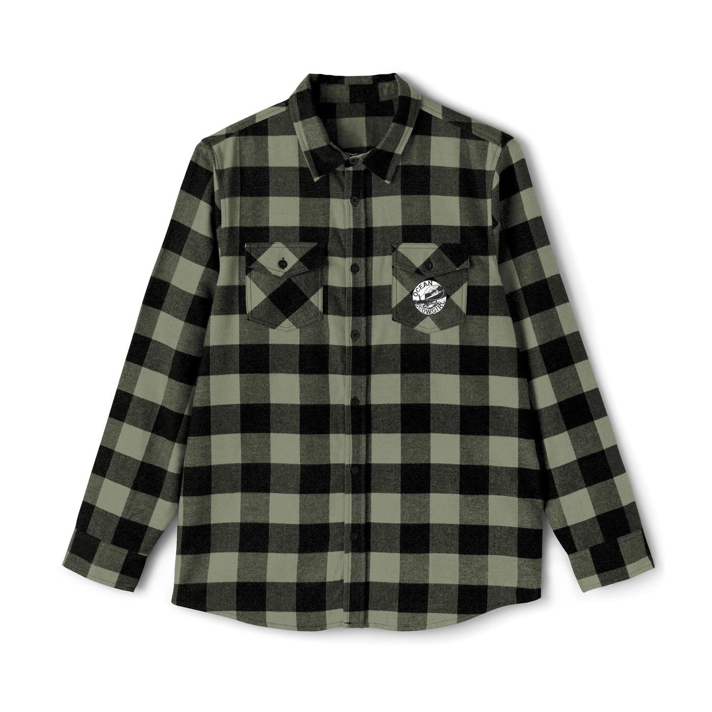 Ocean Cowgirl Cozy Unisex Flannel Shirt | Casual Outdoor Wear, Fall Fashion, Layering Essential, Relaxed Style, Gift Idea for Him/Her