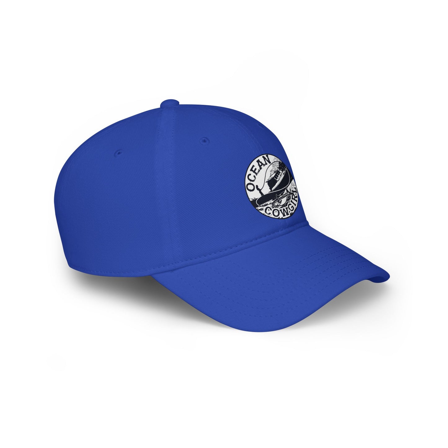 Ocean Cowgirl Low Profile Baseball Cap - Stylish Beach Hat, Outdoor Cap, Gift for Her, Summer Accessory, Coastal Vibes