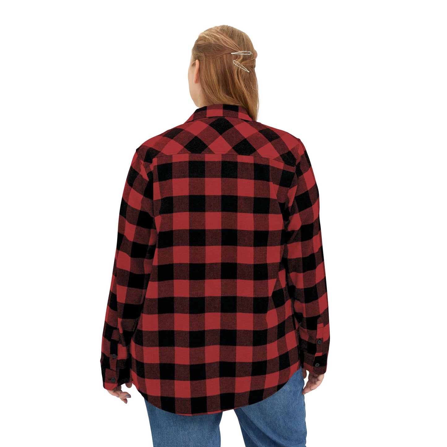 Ocean Cowgirl Cozy Unisex Flannel Shirt | Casual Outdoor Wear, Fall Fashion, Layering Essential, Relaxed Style, Gift Idea for Him/Her