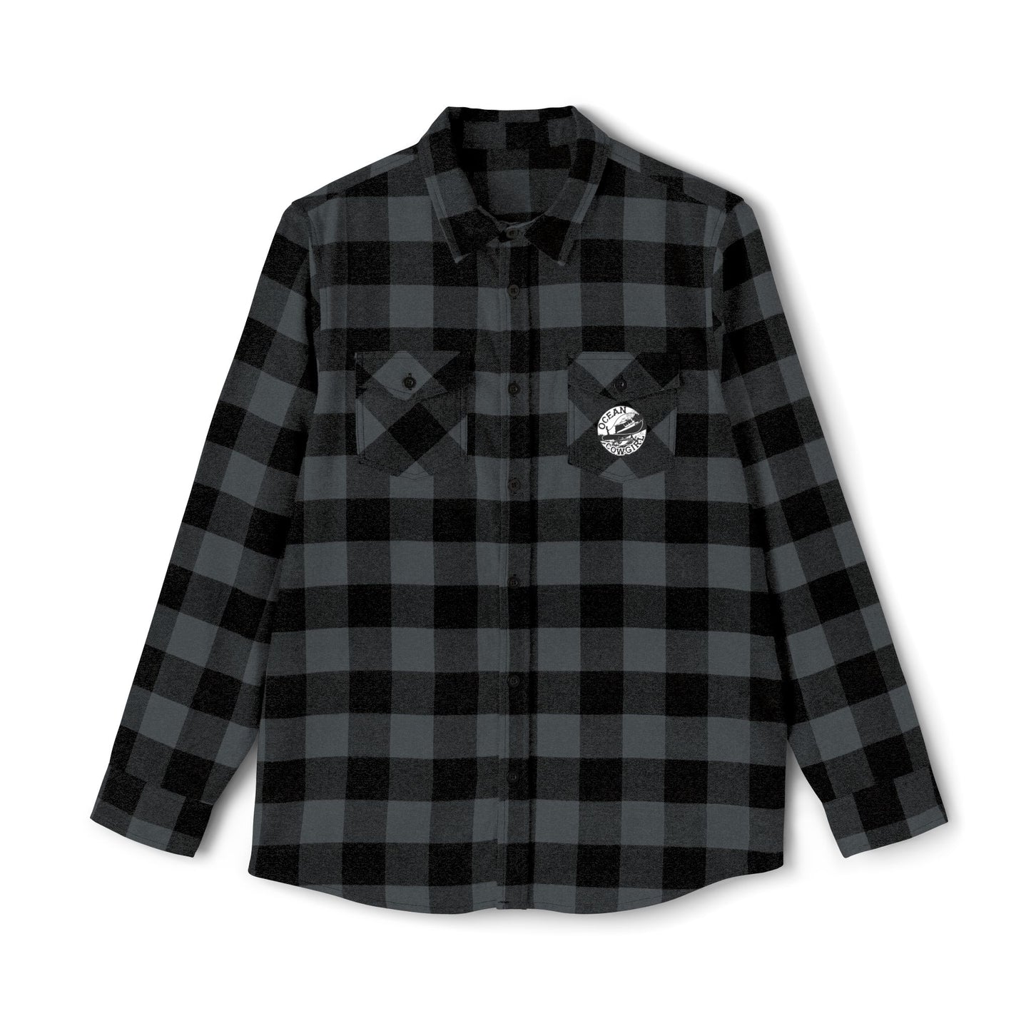Ocean Cowgirl Cozy Unisex Flannel Shirt | Casual Outdoor Wear, Fall Fashion, Layering Essential, Relaxed Style, Gift Idea for Him/Her