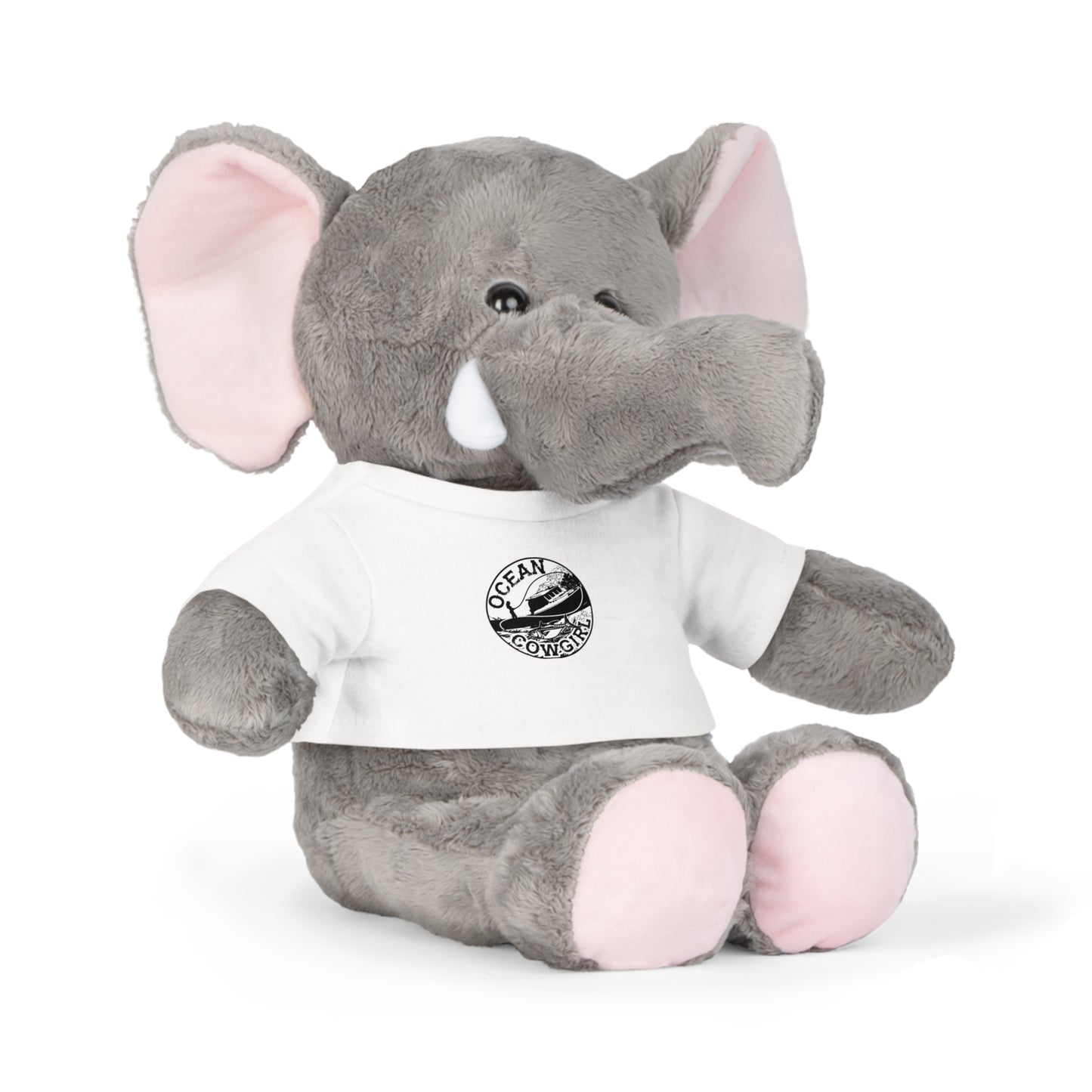 Ocean Cowgirl Adventure Plush Toy with T-Shirt, Cuddly Bear Gift, Children's Toy, Ocean Lover Gift, Birthday Surprise, Playtime Buddy
