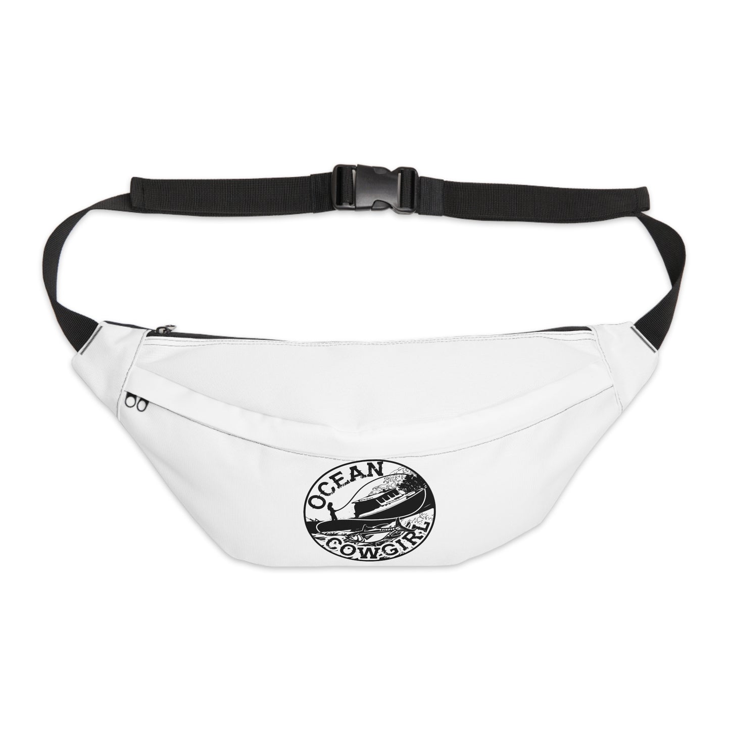 Ocean Cowgirl Adventure Large Fanny Pack, Crossbody Bag, Festival Gear, Travel Accessory, Hiking Essentials