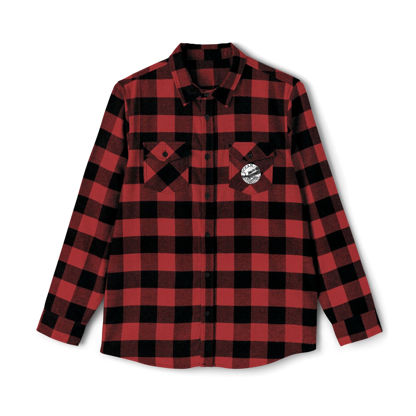 Ocean Cowgirl Cozy Unisex Flannel Shirt | Casual Outdoor Wear, Fall Fashion, Layering Essential, Relaxed Style, Gift Idea for Him/Her
