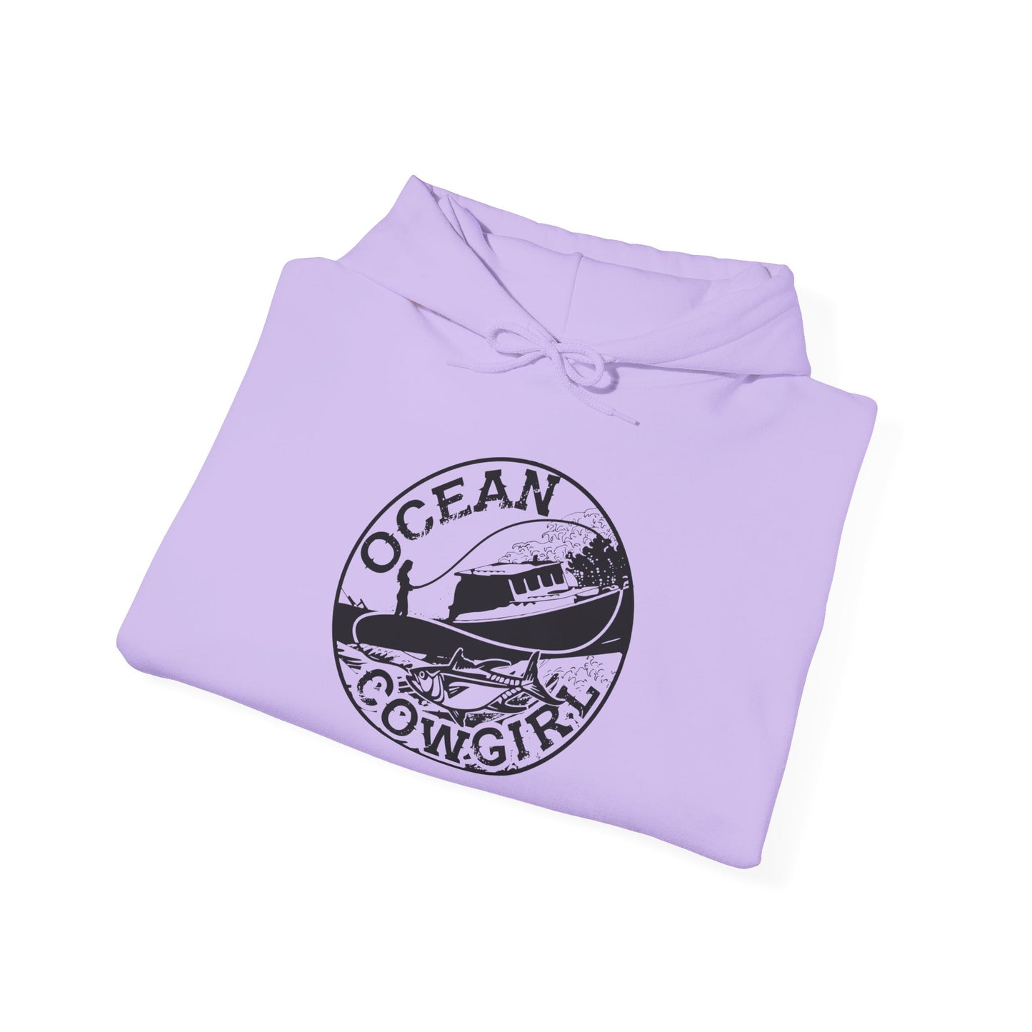 Ocean Cowgirl Hoodie - Cozy Unisex Sweatshirt for Beach Lovers, Perfect Gift for Surfing Enthusiasts, Ocean-Themed Apparel, Casual