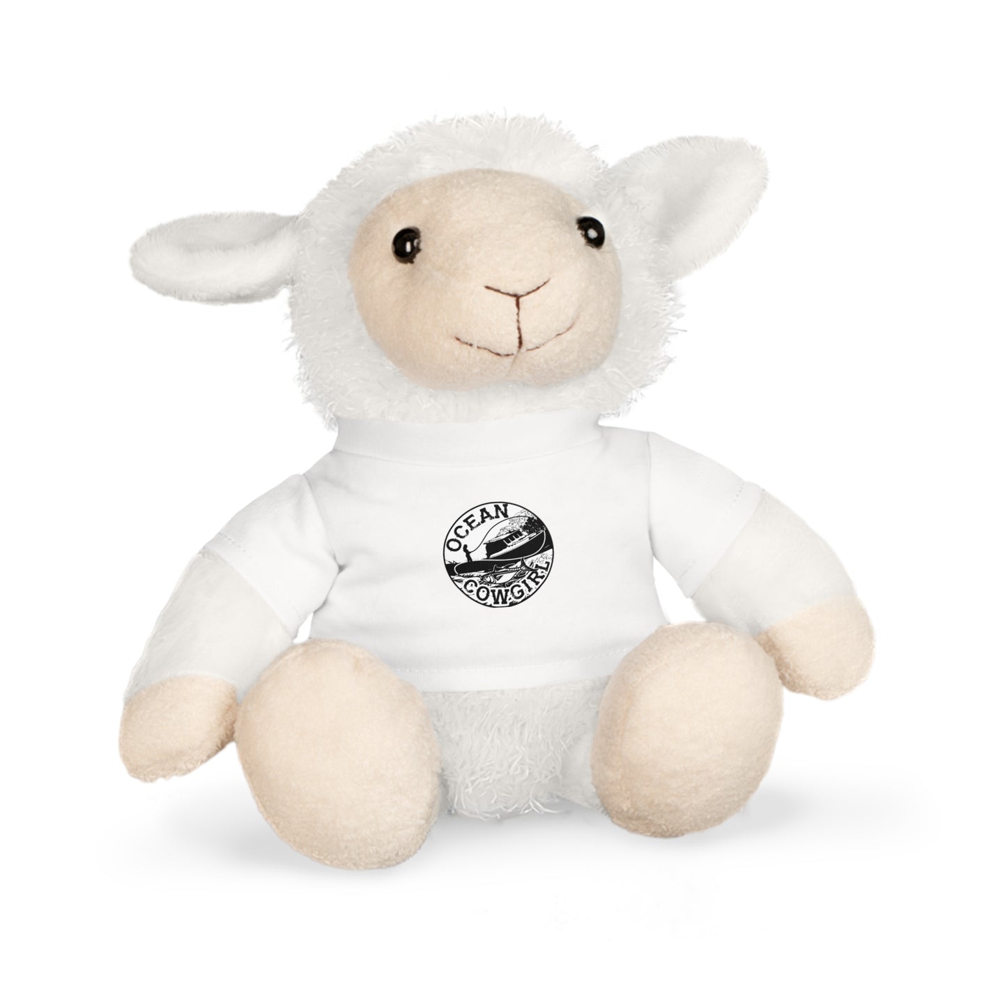 Ocean Cowgirl Adventure Plush Toy with T-Shirt, Cuddly Bear Gift, Children's Toy, Ocean Lover Gift, Birthday Surprise, Playtime Buddy