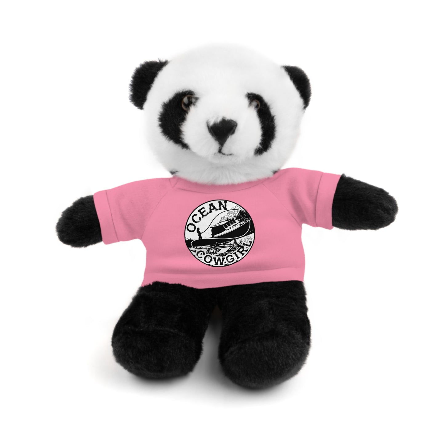 Ocean Cowgirl Cozy Cuddle Bear, Personalized Stuffed Animal, Gift for Kids, Soft Toy for Birthdays, Ocean Cowgirl Tee