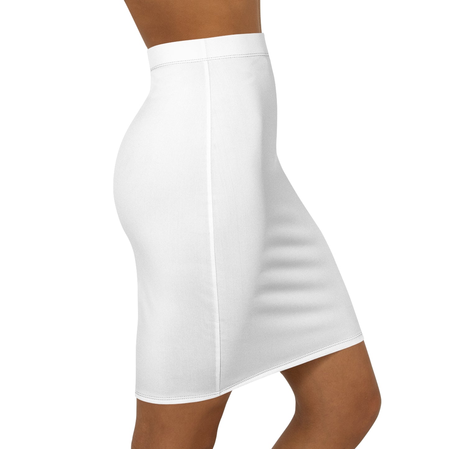 Ocean Cowgirl Chic Women's Mid-Waist Pencil Skirt, Stylish Office Wear, Fashionable Evening Out, Trendy Date Night Look, Versatile Everyday Fashion