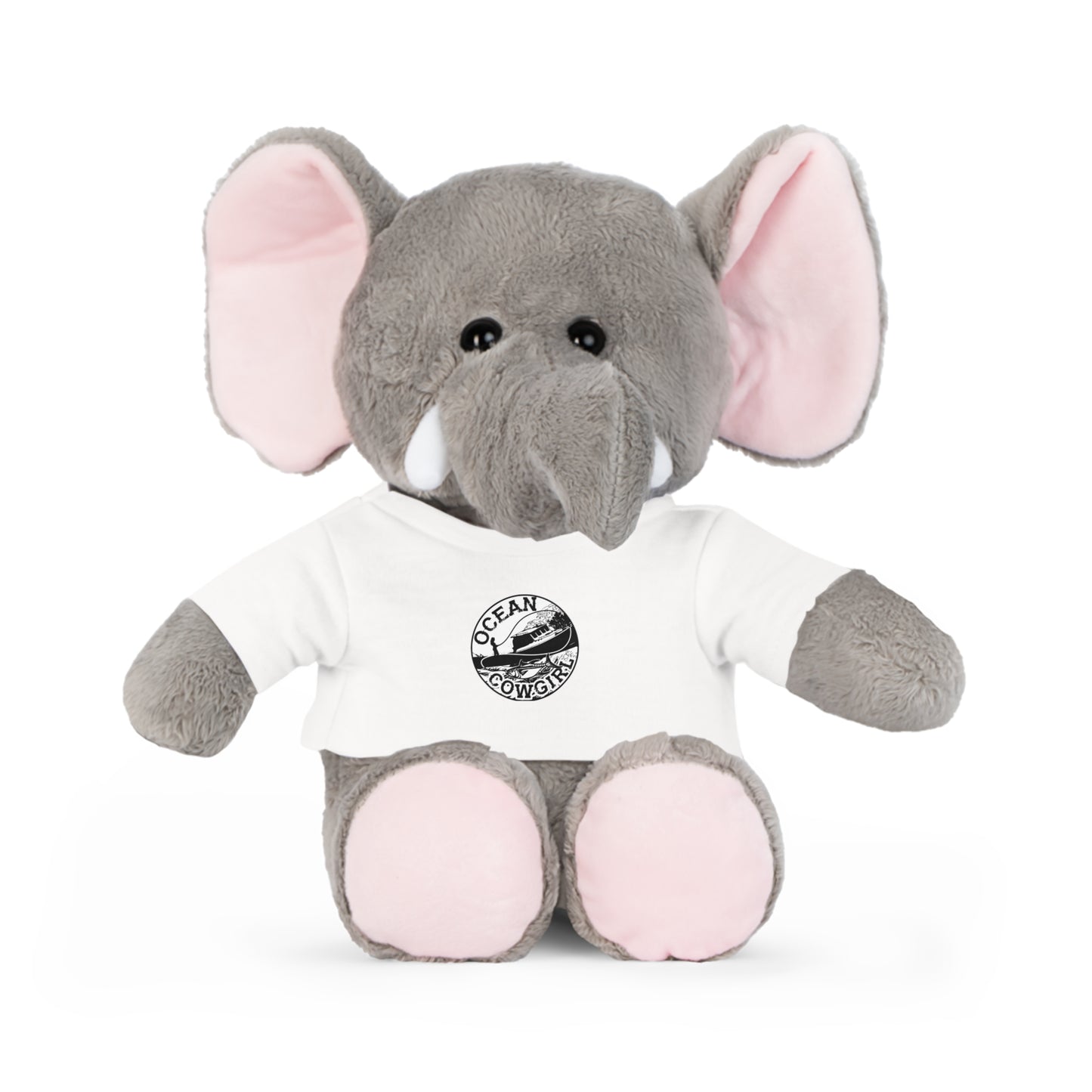 Ocean Cowgirl Adventure Plush Toy with T-Shirt, Cuddly Bear Gift, Children's Toy, Ocean Lover Gift, Birthday Surprise, Playtime Buddy