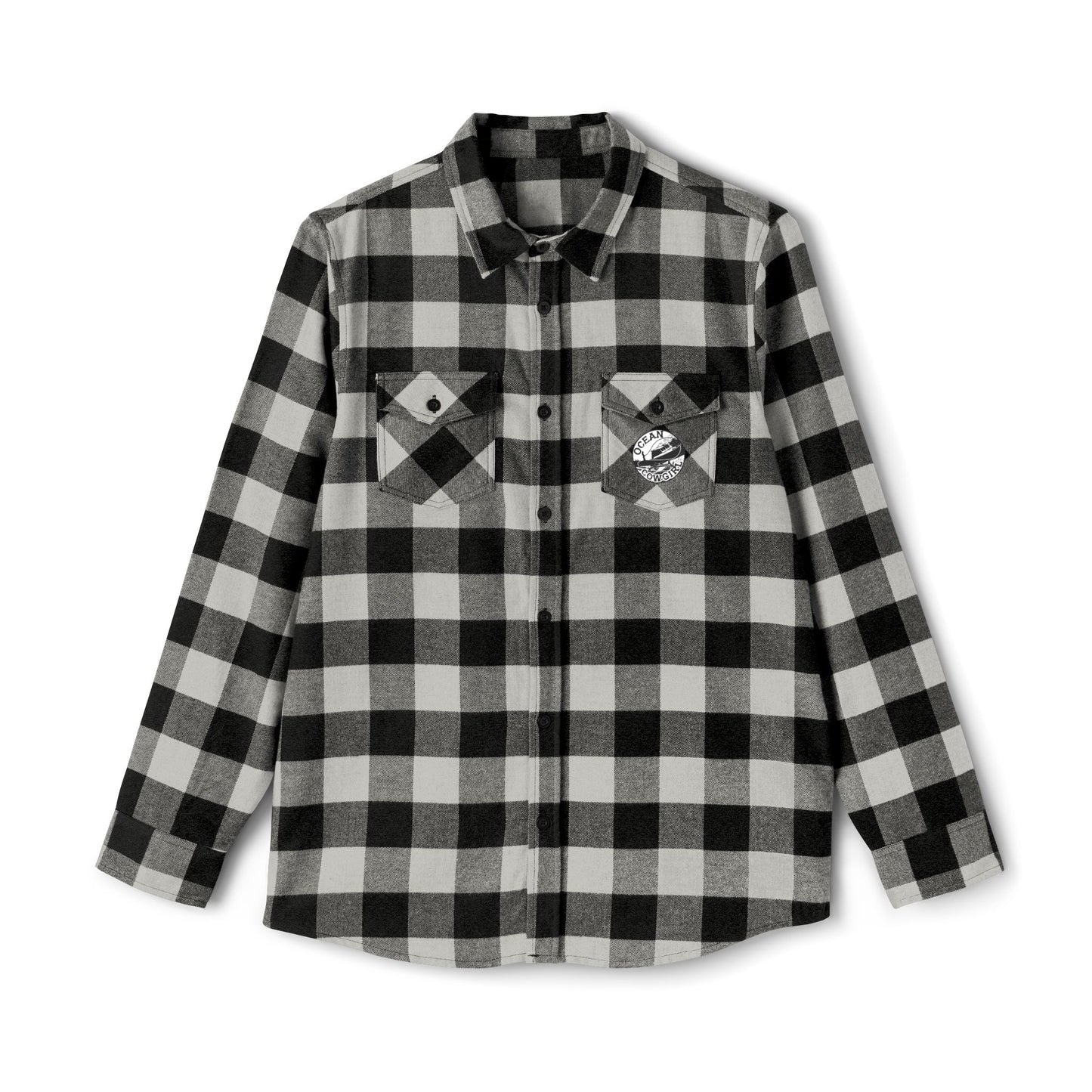 Ocean Cowgirl Cozy Unisex Flannel Shirt | Casual Outdoor Wear, Fall Fashion, Layering Essential, Relaxed Style, Gift Idea for Him/Her