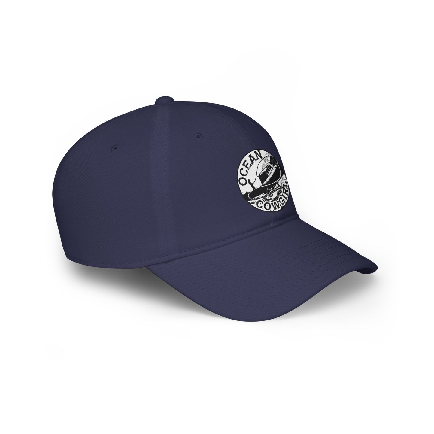 Ocean Cowgirl Low Profile Baseball Cap - Stylish Beach Hat, Outdoor Cap, Gift for Her, Summer Accessory, Coastal Vibes