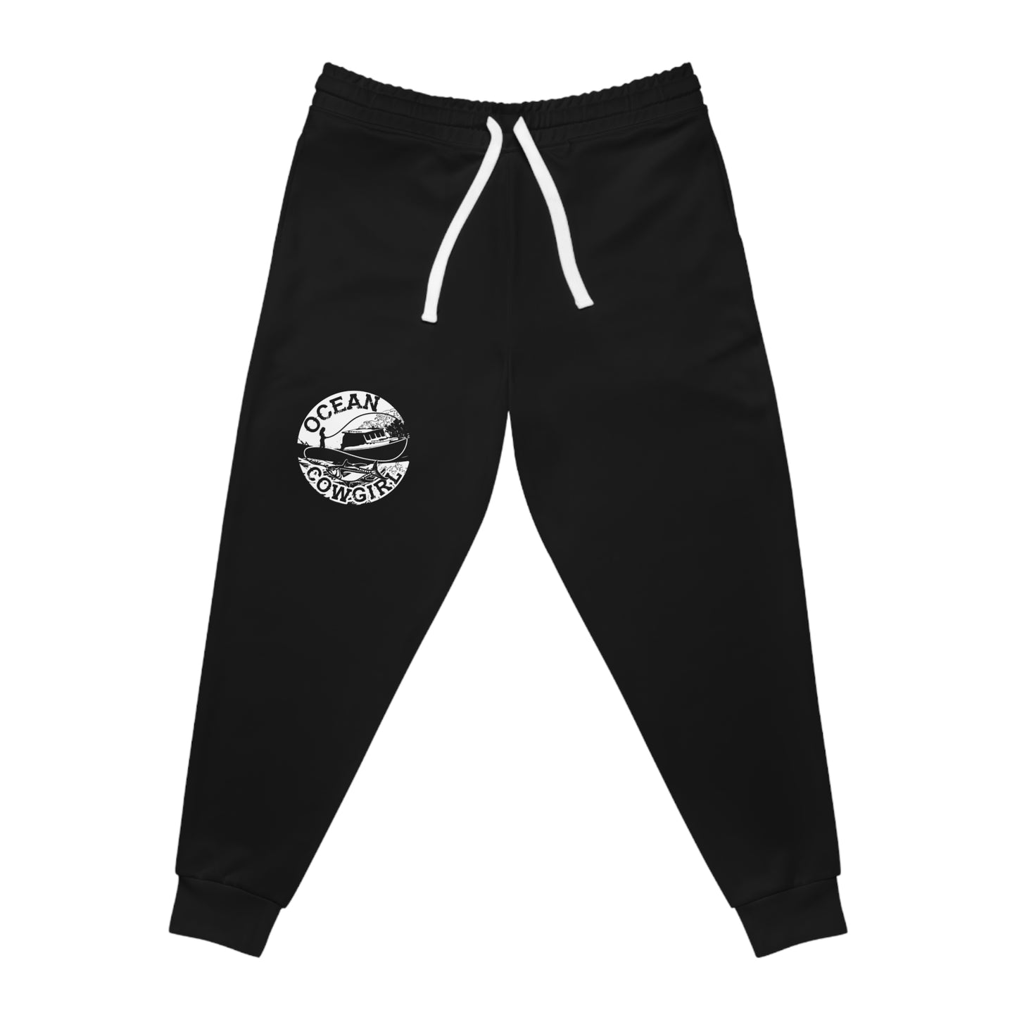 Ocean Cowgirl Inspired Athletic Joggers, Comfy Sportswear, Eco-Friendly Lounge Pants, Perfect for Workouts, Gift for Fitness Lovers
