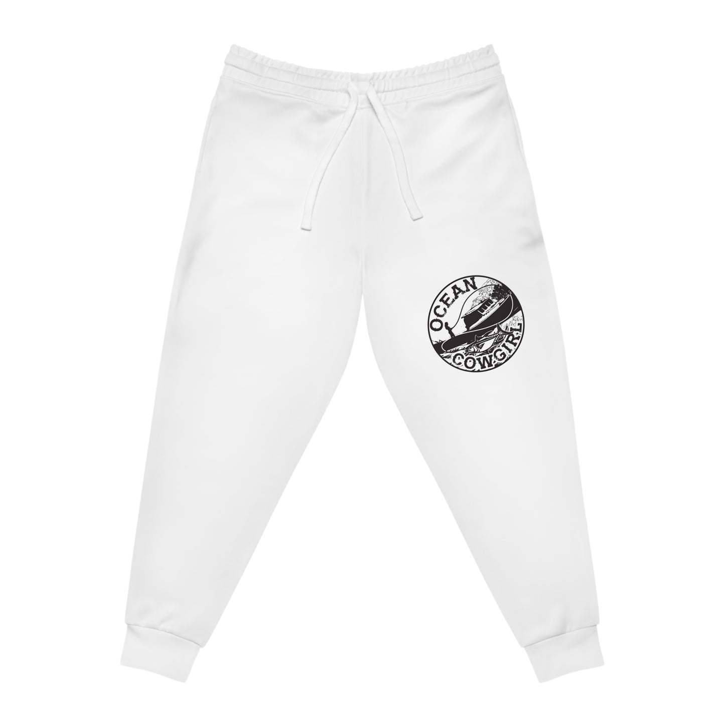 Ocean Cowgirl Adventures Athletic Joggers - Comfortable Gym Wear, Casual Loungewear, Fitness Apparel, Gift for Athletes, Beach Lover's Gear