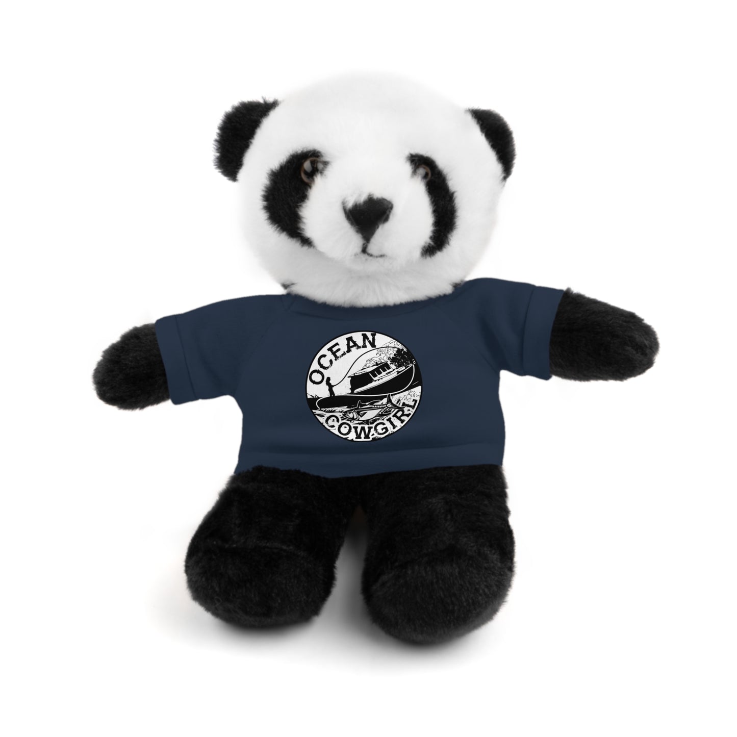 Ocean Cowgirl Cozy Cuddle Bear, Personalized Stuffed Animal, Gift for Kids, Soft Toy for Birthdays, Ocean Cowgirl Tee