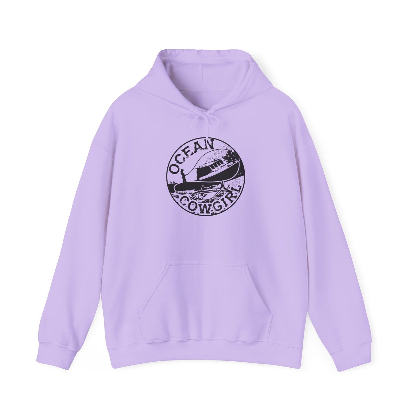 Ocean Cowgirl Hoodie - Cozy Unisex Sweatshirt for Beach Lovers, Perfect Gift for Surfing Enthusiasts, Ocean-Themed Apparel, Casual
