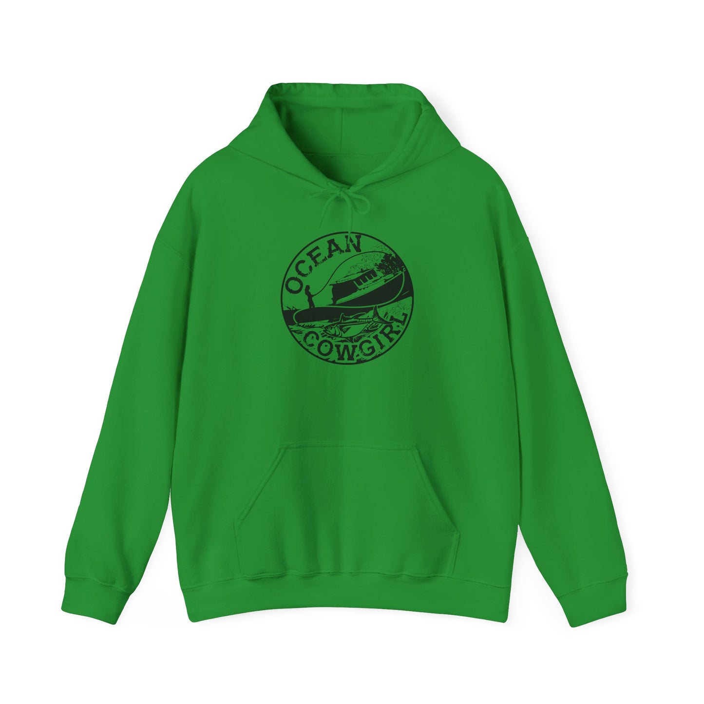 Ocean Cowgirl Hoodie - Cozy Unisex Sweatshirt for Beach Lovers, Perfect Gift for Surfing Enthusiasts, Ocean-Themed Apparel, Casual