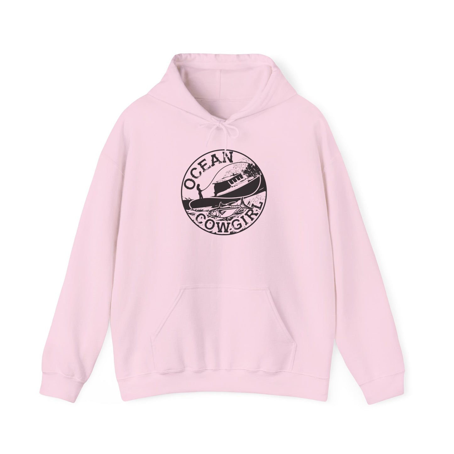 Ocean Cowgirl Hoodie - Cozy Unisex Sweatshirt for Beach Lovers, Perfect Gift for Surfing Enthusiasts, Ocean-Themed Apparel, Casual