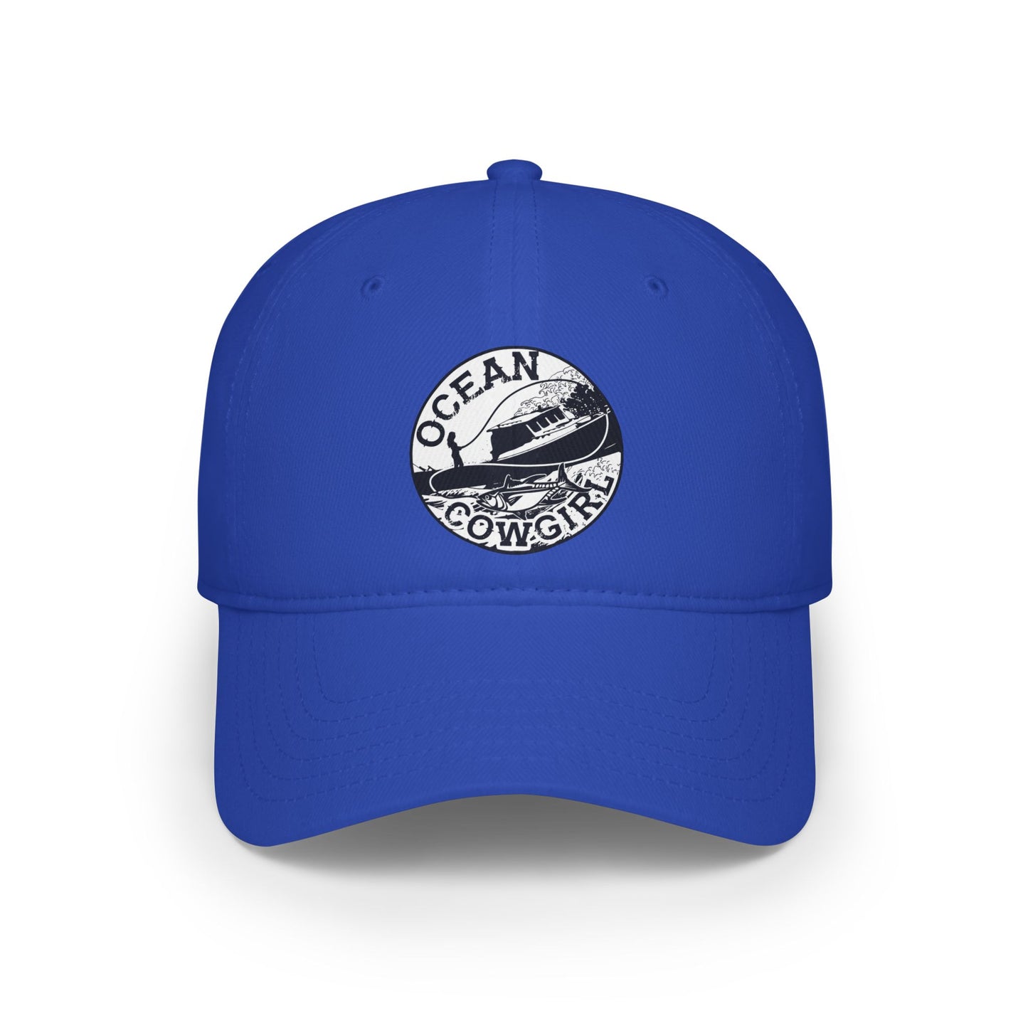 Ocean Cowgirl Low Profile Baseball Cap - Stylish Beach Hat, Outdoor Cap, Gift for Her, Summer Accessory, Coastal Vibes