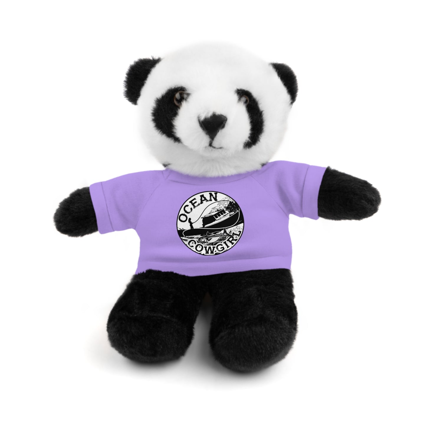 Ocean Cowgirl Cozy Cuddle Bear, Personalized Stuffed Animal, Gift for Kids, Soft Toy for Birthdays, Ocean Cowgirl Tee