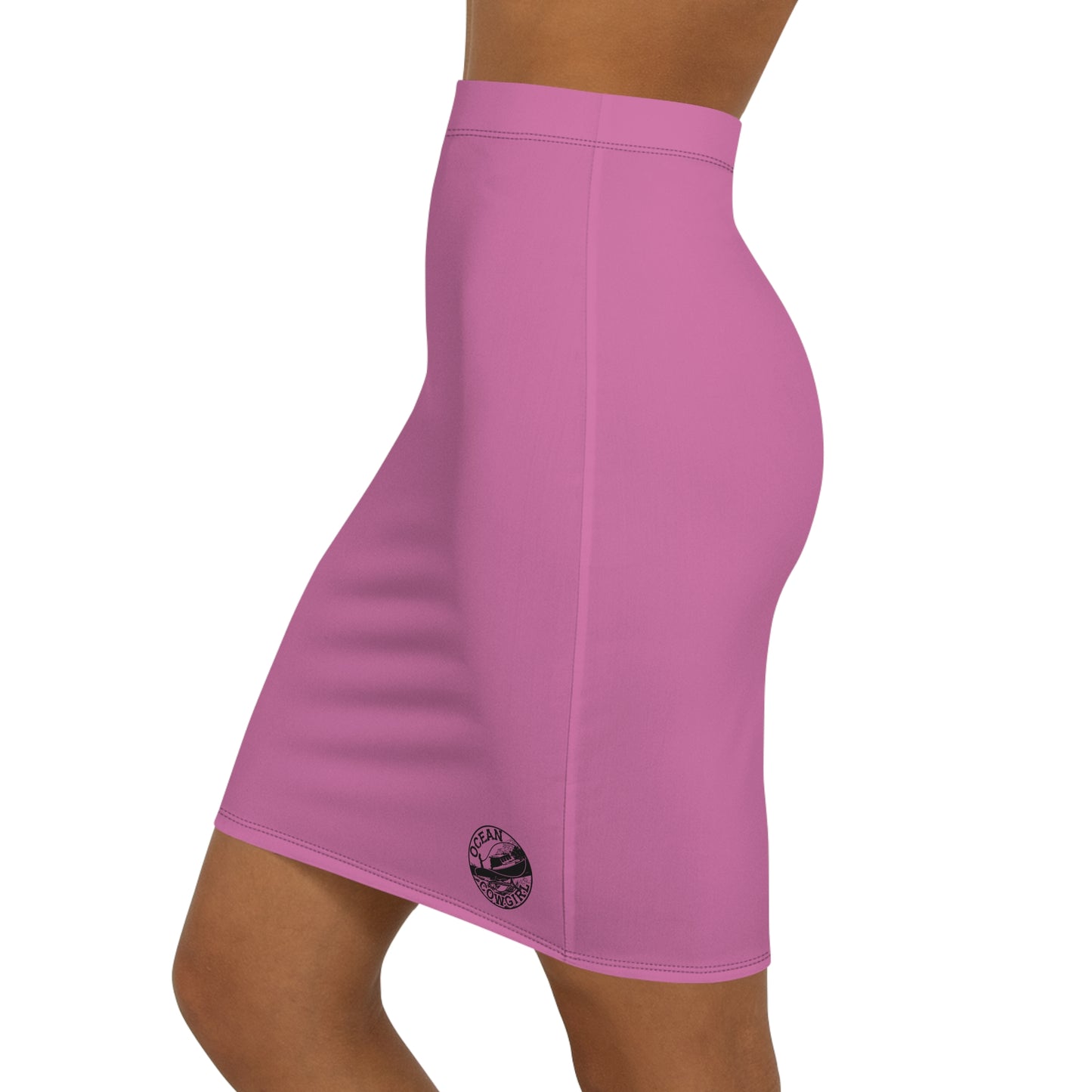 Ocean Cowgirl Chic Women's Pencil Skirt | Mid-Waist, Stylish Outfit, Casual Wear, Bodycon Skirt, Perfect for Work & Parties