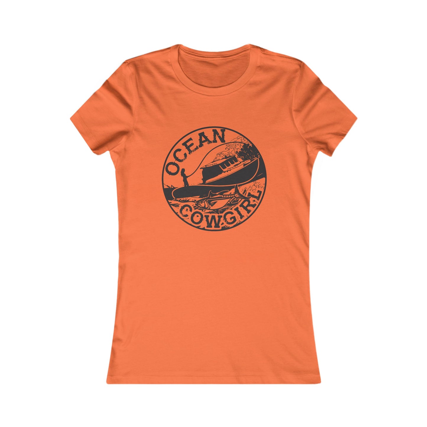 Ocean Cowgirl Vintage Tee - Perfect for Beach Lovers, Summer Casual Wear, Coastal Vibes, Gift for Ocean Enthusiasts